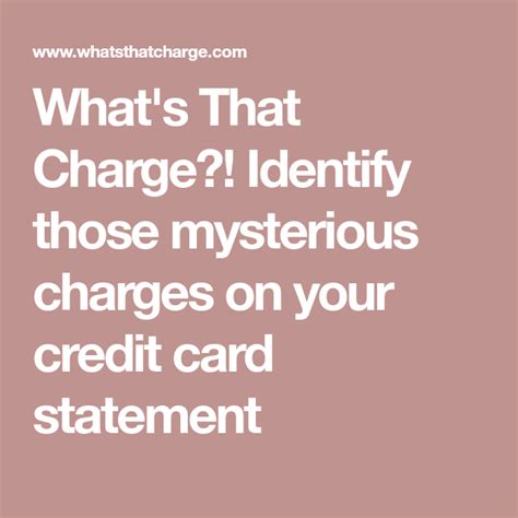 shop smarter credit card charge|mysterious charge on credit card.